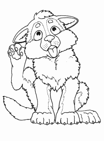 Раскраска звери