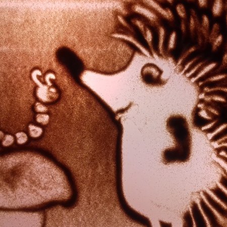 Рисование песком