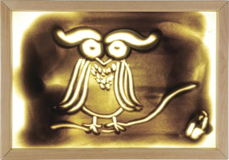 Рисунки песком на световом столе