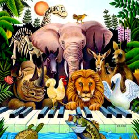 Карнавал животных сен Санс пианисты