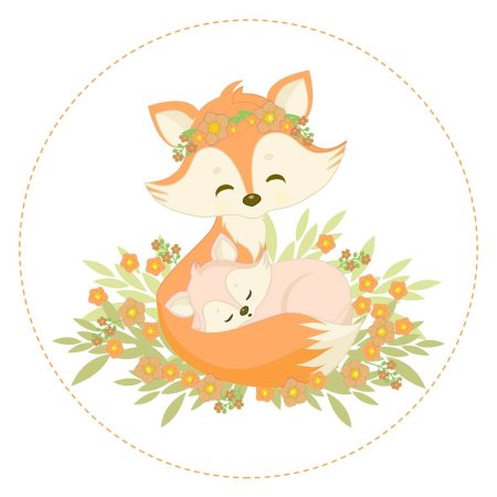 Лисенок для скрапбукинга