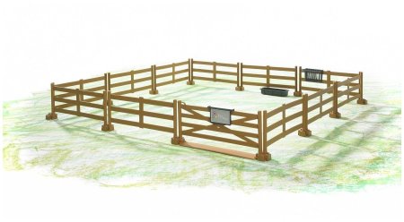 Игровой набор Bruder загон для лошадей 62-604