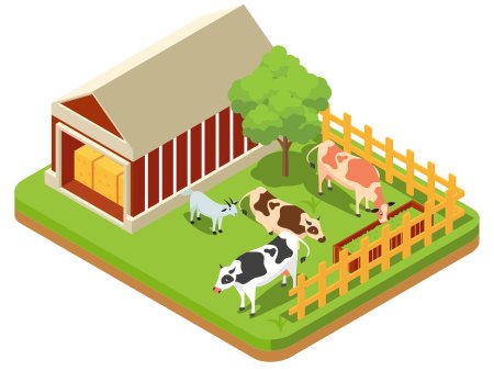 Ферма с загоном для детей