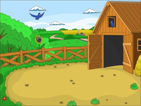 Хлев для детей без животных