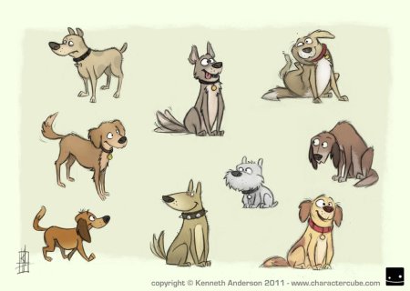 Животные в мультяшном стиле