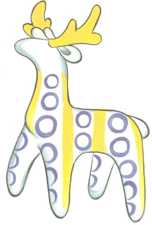 Олешек Дымковская игрушка