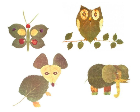 Поделки из листьев