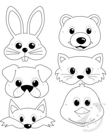 Маска мышки для детей