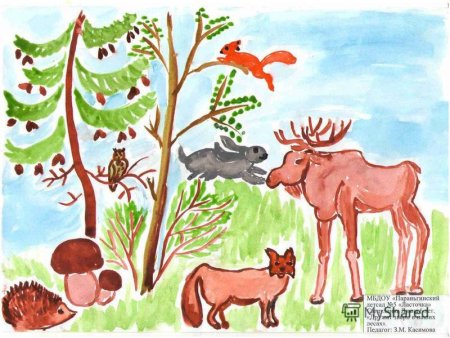 Рисунок на тему Марийский край