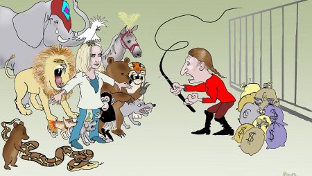 Карикатуры на животных и людей
