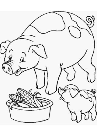 Домашние животные раскраска для детей