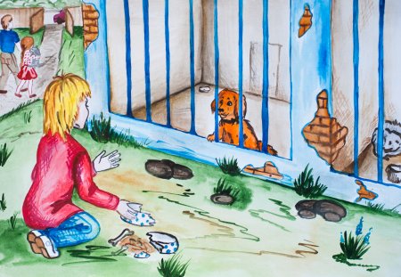 Рисунки на тему бережное отношение к животным