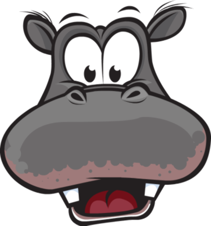 Мордочка бегемота