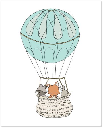 Заяц на воздушном шаре