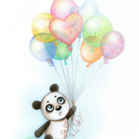 Воздушный шар для метрики