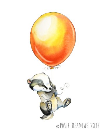 Слоник на воздушном шаре