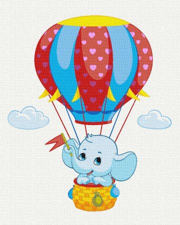 Зверушки на воздушном шаре