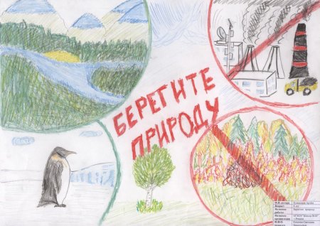 Легкие плакаты берегите природу