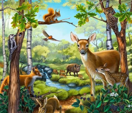 Лес и его обитатели