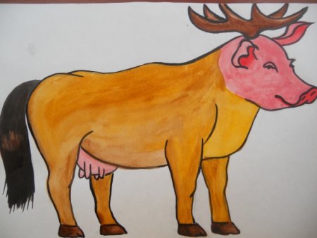 Сказочных, несуществующих животных и птиц.