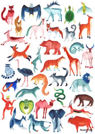 Рисунок необычного животного