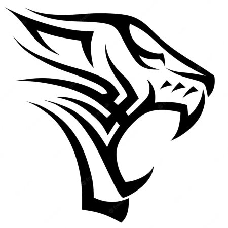 Кельтский узор тигр