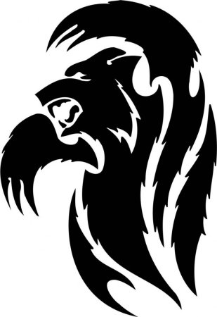 Трафареты медведя для травления