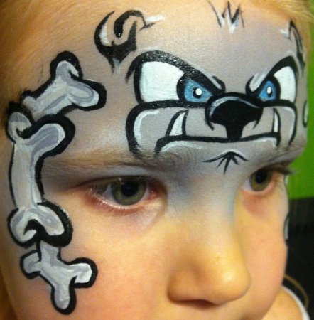 Аквагрим животные легкие для девочек