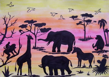 Рисование Африка