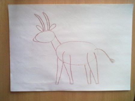 Рисование жирафа в подготовительной группе