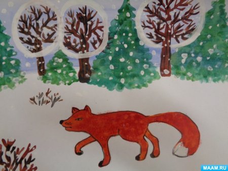 Аппликация в подготовительной группе на тему Дикие животные