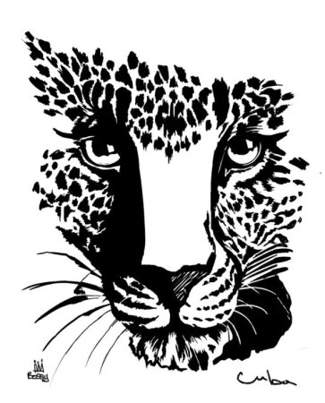 Рисунки маркером черным