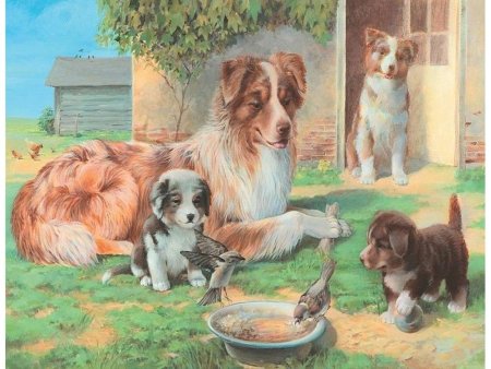 "Собака с щенятами" :с.г.Оболенский