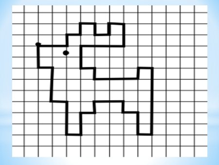 Графический диктант олень