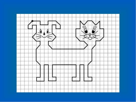 Симметричные рисунки по клеточкам