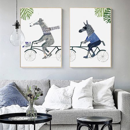 Вышивка в скандинавском стиле в интерьере