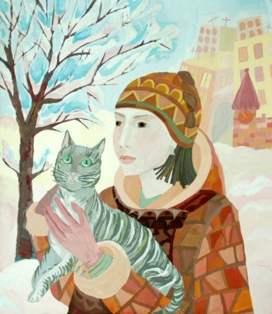 Станковая композиция животные