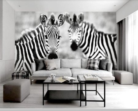 Зебра в интерьере