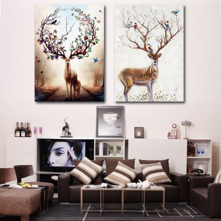 Картины в скандинавском стиле в интерьере