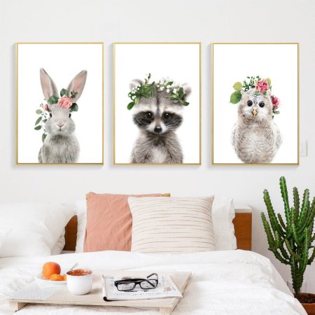 Постеры с животными для интерьера