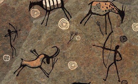 Наскальная живопись для детей