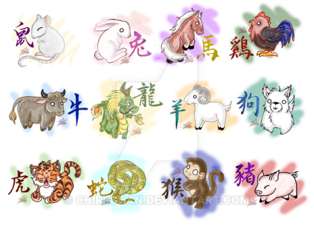 Китайский Зодиак животные