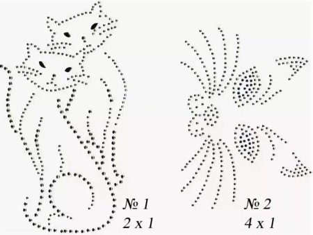 Точечные рисунки контуром