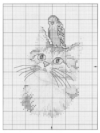 Схемы вышивки крестом кошки