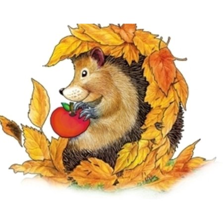 Осенние животные для детей