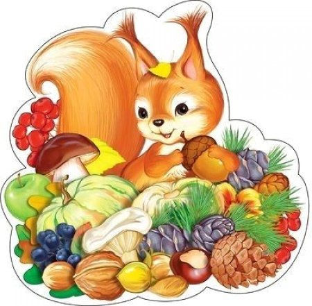 Плакат вырубной "Белочка"