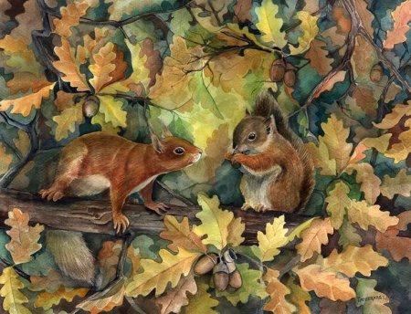 Картина Келейникова белки
