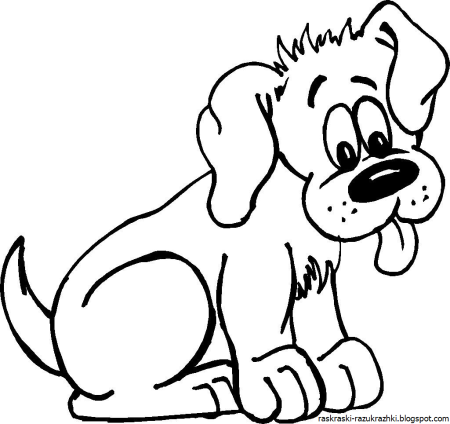 Раскраска "собаки"