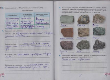 Атлас определитель горных пород и минералов для 2