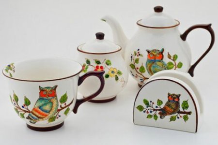 Зооморфный орнамент на посуде